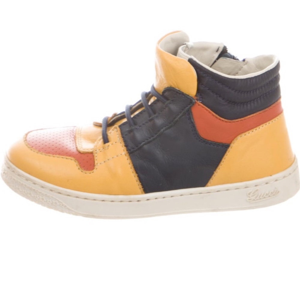 Boys Gucci ColorBlock High Top Sneaker